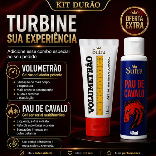 Sutra KIT Durão Volumetrão + Pau de Cavalo